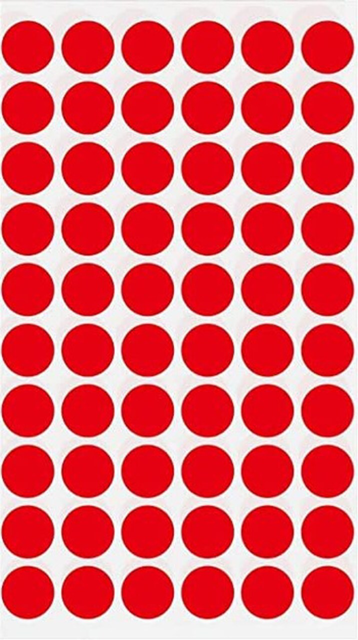Black Dot Stickers 1/4" (6mm) – 4928/Pk 32 Sheets | Labels, Charts, Crafts & Classroom Organization